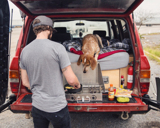 Illustration for article titled Cool FJ60 pics W/Maddie the Coonhound